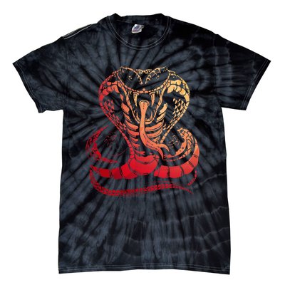 Cobra Snake Zoo Reptile Venom Snake Tie-Dye T-Shirt