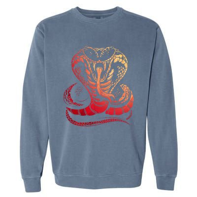 Cobra Snake Zoo Reptile Venom Snake Garment-Dyed Sweatshirt