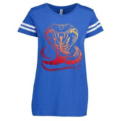 Cobra Snake Zoo Reptile Venom Snake Enza Ladies Jersey Football T-Shirt