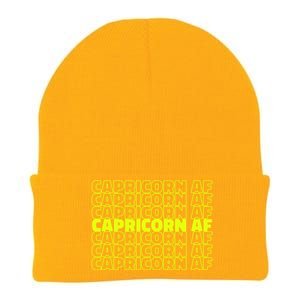 Cool Statet Zodiac Horoscope Capricorn Astrology Funny Gift Knit Cap Winter Beanie