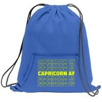 Cool Statet Zodiac Horoscope Capricorn Astrology Funny Gift Sweatshirt Cinch Pack Bag