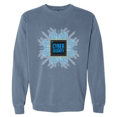 Cyber Security Zero Trust Hacking Programmer Developer Gift Garment-Dyed Sweatshirt