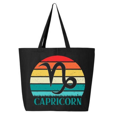 Capricorn Sunset Zodiac 25L Jumbo Tote