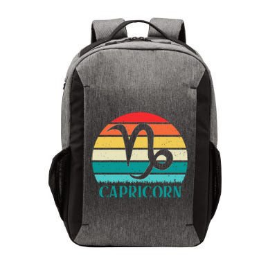 Capricorn Sunset Zodiac Vector Backpack