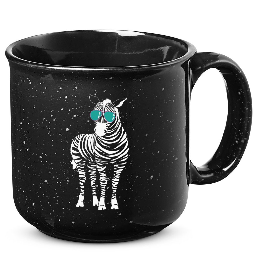Cool Sunglasses Zebra Zookeeper Wildlife Animal Lover 15oz Campfire Ceramic Mug