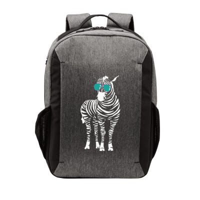 Cool Sunglasses Zebra Zookeeper Wildlife Animal Lover Vector Backpack