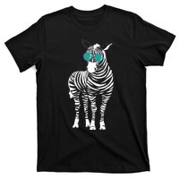 Cool Sunglasses Zebra Zookeeper Wildlife Animal Lover T-Shirt