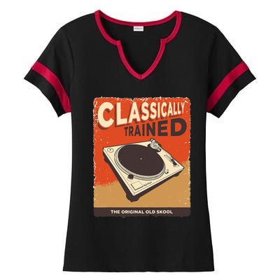 Classically Trained 1210 1200 Turntable Ladies Halftime Notch Neck Tee