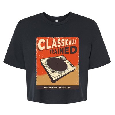 Classically Trained 1210 1200 Turntable Bella+Canvas Jersey Crop Tee