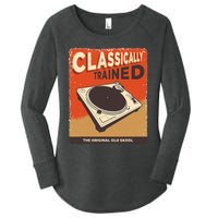 Classically Trained 1210 1200 Turntable Women's Perfect Tri Tunic Long Sleeve Shirt