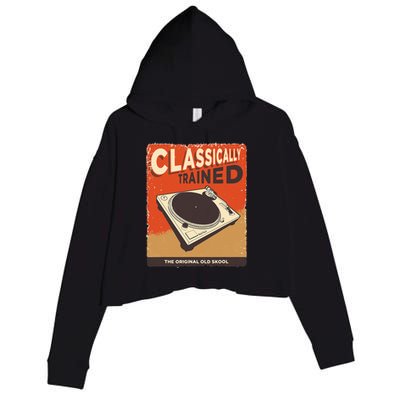 Classically Trained 1210 1200 Turntable Crop Fleece Hoodie