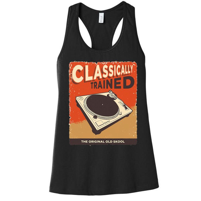 Classically Trained 1210 1200 Turntable Women's Racerback Tank