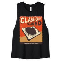 Classically Trained 1210 1200 Turntable Women's Racerback Cropped Tank