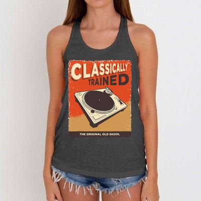 Classically Trained 1210 1200 Turntable Women's Knotted Racerback Tank