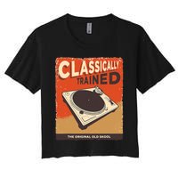 Classically Trained 1210 1200 Turntable Women's Crop Top Tee