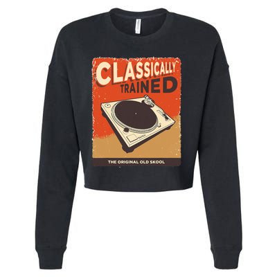 Classically Trained 1210 1200 Turntable Cropped Pullover Crew