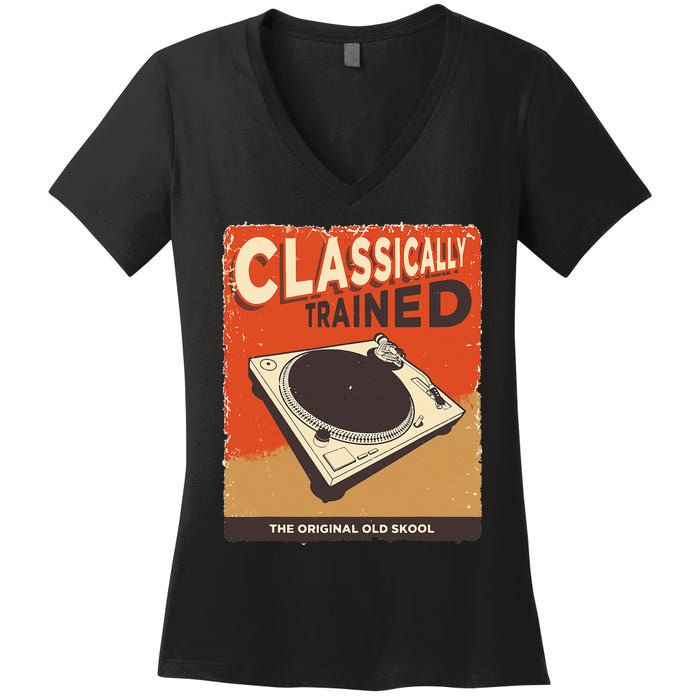 Classically Trained 1210 1200 Turntable Women's V-Neck T-Shirt