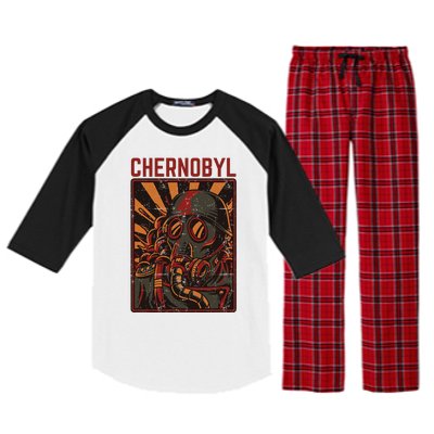 Chernobyl Tschernobyl 1986 Radioactive Explosion Radiation Raglan Sleeve Pajama Set