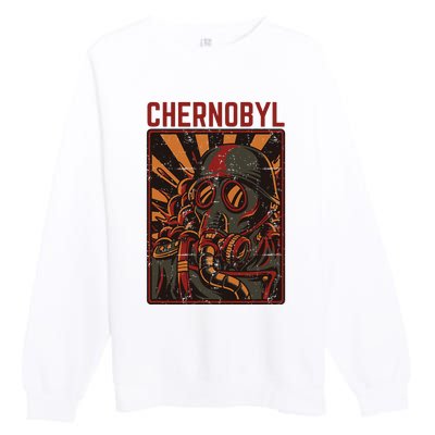 Chernobyl Tschernobyl 1986 Radioactive Explosion Radiation Premium Crewneck Sweatshirt