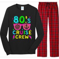 Cruising Trip 1980s Retro Style Costume 80's Cruise Crew Long Sleeve Pajama Set