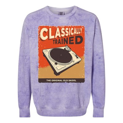 Classically Trained 1210 1200 Turntable Colorblast Crewneck Sweatshirt