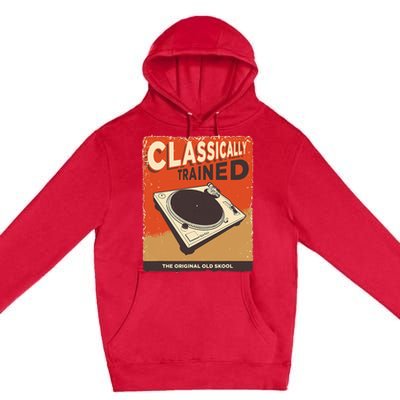 Classically Trained 1210 1200 Turntable Premium Pullover Hoodie