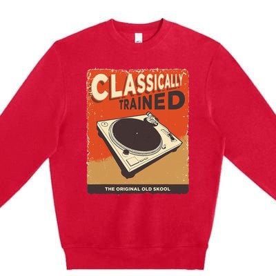 Classically Trained 1210 1200 Turntable Premium Crewneck Sweatshirt