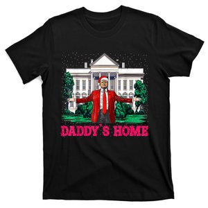 Christmas Trump 2024 Take America Back Daddys Home Gift T-Shirt