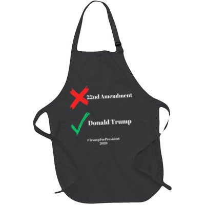 Cancel The 22nd Amendment Support Trump For President 2028 Apron
