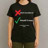 Cancel The 22nd Amendment Support Trump For President 2028 T-Shirt