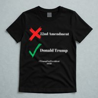 Cancel The 22nd Amendment Support Trump For President 2028 T-Shirt