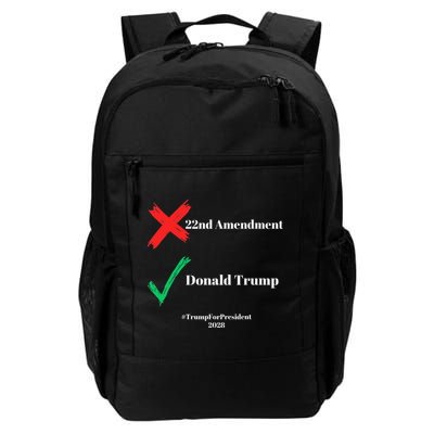Cancel The 22nd Amendment Support Trump For President 2028 Backpack