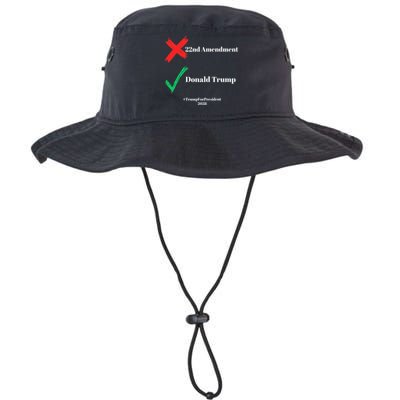Cancel The 22nd Amendment Support Trump For President 2028 Bucket Hat