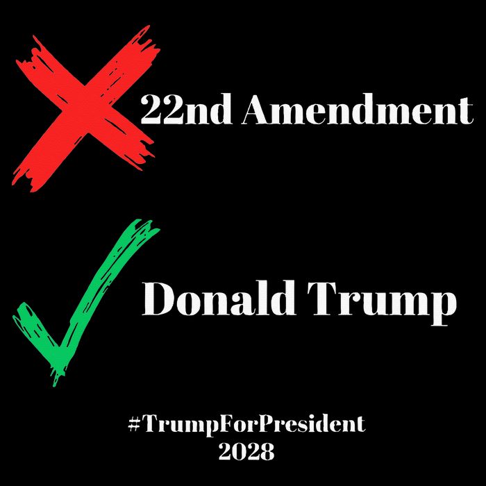 Cancel The 22nd Amendment Support Trump For President 2028 16 in Basic Backpack