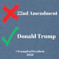 Cancel The 22nd Amendment Support Trump For President 2028 Garment-Dyed Sweatshirt