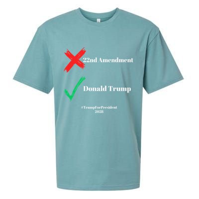 Cancel The 22nd Amendment Support Trump For President 2028 Sueded Cloud Jersey T-Shirt