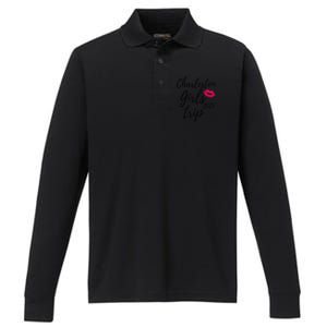 Charleston Trip 2025 Bachelorette Vacation Matching Performance Long Sleeve Polo