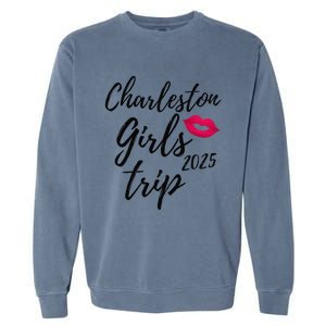 Charleston Trip 2025 Bachelorette Vacation Matching Garment-Dyed Sweatshirt