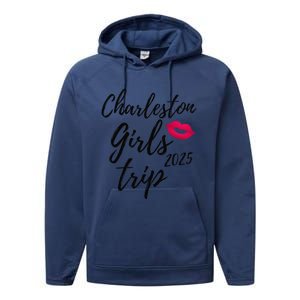 Charleston Trip 2025 Bachelorette Vacation Matching Performance Fleece Hoodie