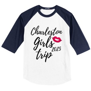 Charleston Trip 2025 Bachelorette Vacation Matching Baseball Sleeve Shirt