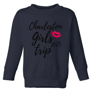 Charleston Trip 2025 Bachelorette Vacation Matching Toddler Sweatshirt