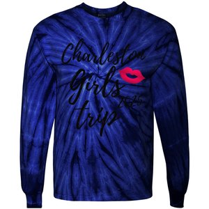 Charleston Trip 2025 Bachelorette Vacation Matching Tie-Dye Long Sleeve Shirt