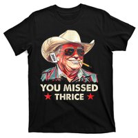 Cowboy Trump 2024 Us Flag T-Shirt