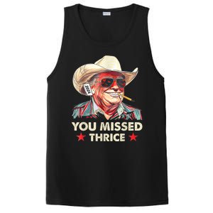 Cowboy Trump 2024 Us Flag PosiCharge Competitor Tank