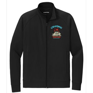 Cruising Trip 2024 Family Anniversary Trip Couples Matching Stretch Full-Zip Cadet Jacket