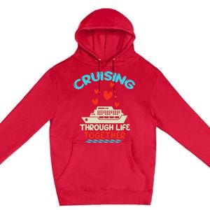 Cruising Trip 2024 Family Anniversary Trip Couples Matching Premium Pullover Hoodie