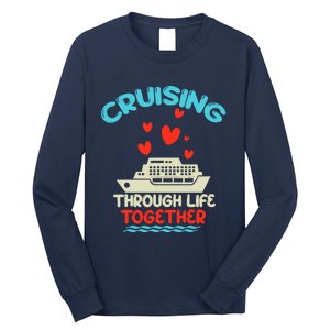 Cruising Trip 2024 Family Anniversary Trip Couples Matching Long Sleeve Shirt