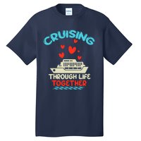 Cruising Trip 2024 Family Anniversary Trip Couples Matching Tall T-Shirt