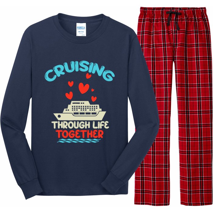 Cruising Trip 2024 Family Anniversary Trip Couples Matching Long Sleeve Pajama Set