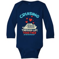 Cruising Trip 2024 Family Anniversary Trip Couples Matching Baby Long Sleeve Bodysuit